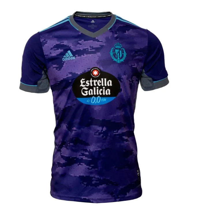 Camisa Real Villadoid II 21/22 -  Torcedor Masculino - Roxo e Grafite
