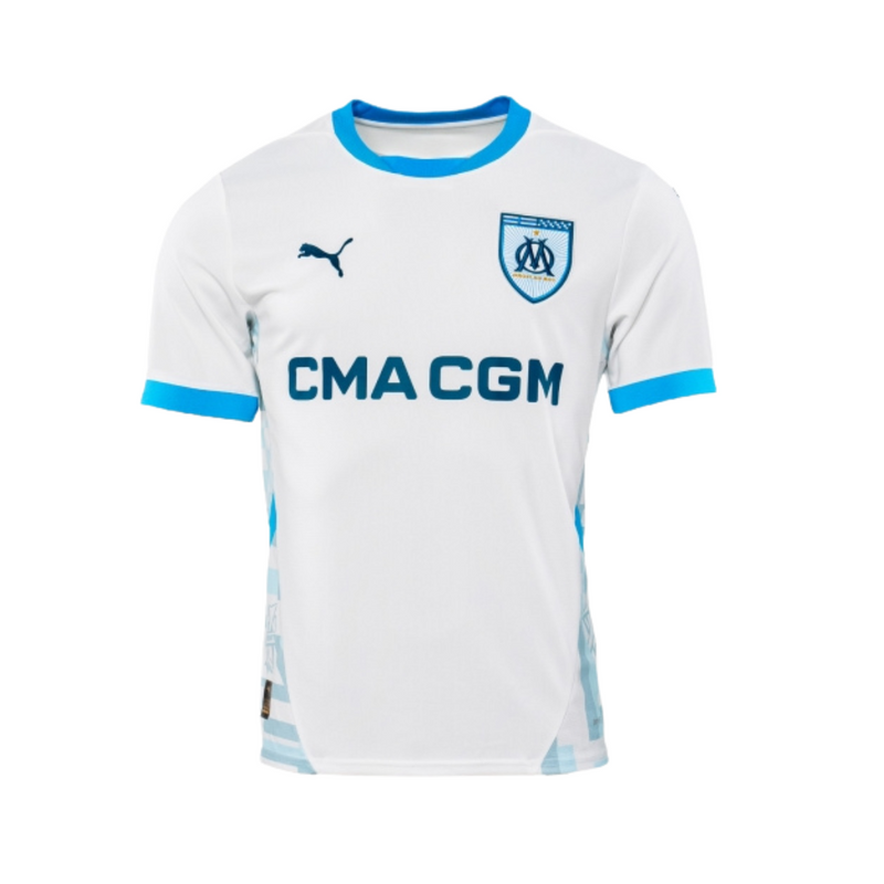 Camisa Olympique de Marseille I (2024/2025) - Torcedor Masculina