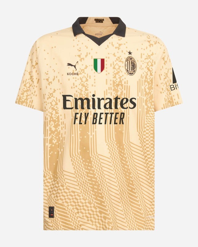 Camisa AC Milan Goleiro I (2022/2023) - Torcedor Masculina